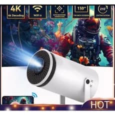 Mini Projetor WIFI De Filme Portátil 4K Externo HD RAM 1GB ROM 8GB Home
