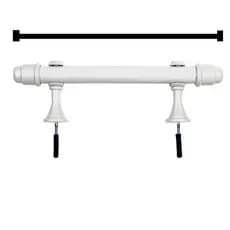 Varão Simples para cortina 1,00 Metro 19mm Branco
