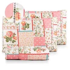 Jogo de Cama Estampado 400 Fios Solteiro Casal Queen King Alta Qualidade 2 e 3 peças
