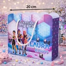 ENVIO RÁPIDO Sacolinha Personalizada Guerreiras do K-Pop‧ - (pegue e monte)