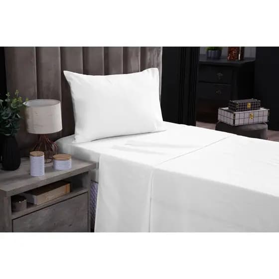 Jogo de Lençol Solteiro 3 peças para Cama Box Algodão 200 Fios - casal - queen