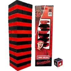 Torre De Equilibrio Maluca Do Enaldinho + Dado Com 54 Peças