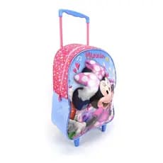 MOCHILA INFANTIL MINNIE MENINAS RODINHAS TAM G ESCOLAR 10550