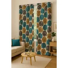 Cortina Decorativa Cozinha Sala Quarto 2,80 x 1,70 Cortina Estampada
