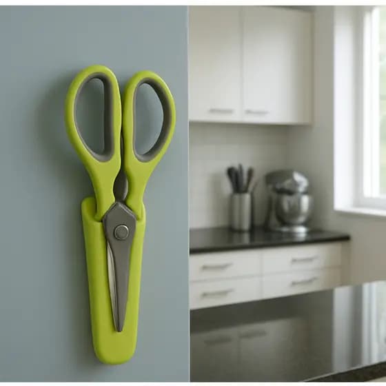 Tesoura De Cozinha 10 Em 1 Funções E Capa Magnética Oferta Culinária Multifuncional