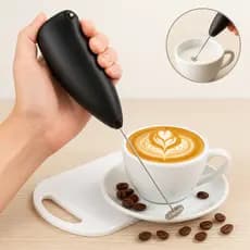 Mini Mixer Portátil Misturador de Bebidas Batedor Espumador de Leite a Pilha