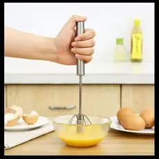 Batedor de ovos Semi Automático Inox Fue Mixer Giratório