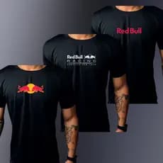 Kit Com 3  Camisa Dry FIT Masculino MIX "RED-BLL" Camiseta Premium Academia Treino Esportiva Corrida