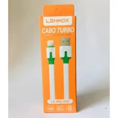 kit com 3 Cabo Tipo C Carregamento Rápido e Dados Reforçado Nylon para IPhone 1 Metro
