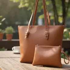 Bolsa Sacola com Necesserie Grande Espaçosa Trabalho