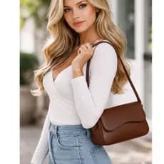 Bolsa Feminina D Ombro Elegante Alça Regulável Bolsa Premium Versátil Alta Qualidade para Dia a Dia