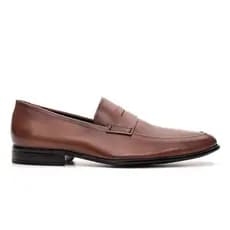 Sapato Social Mocassin Couro Legitimo Classico Conforto Estilo Moderno Sapato de Verdade