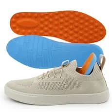 Tênis Knit Calçe Facil Tenis Meia Conforto Pamilha Macia P.U Gel Casual Leve Oferta.
