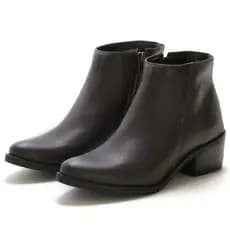 Bota Cano Baixo Coturno Feminino Ankle Boot Zipper Interno Salto Baixo Conforto Estilo Moderna Oferta !!