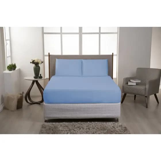 Jogo De Cama Solteiro Box  2 Peças Revenda 170 FIOS