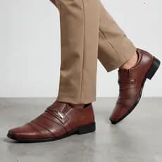 Sapato Social Masculino Mocassim Confortável Sapatênis Trabalho Casamento Casual Presente Dia Pais