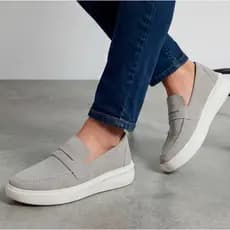 Mocassim Masculino Casual Couro Camurça Sola Alta Sapatenis Social Presente Dia Pai Loafer Docksider