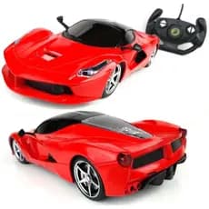 Carro De Controle Remoto Sem Fio Esportivo Ferrari 1:20 Com Luz DM Toys
