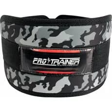 Cinturão Camuflado Cinza Pt Musculação Agachamento
