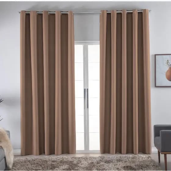 Cortina Blackout Tecido Sala Quarto Escritório Consultório Corta Luz Ilhós Cromado Várias Cores