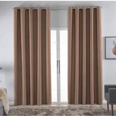 Cortina Blackout Tecido Sala Quarto Escritório Consultório Corta Luz Ilhós Cromado Várias Cores