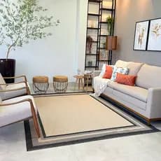 Tapete Eco Nature Moldura 200x300 Design Moderno, Fácil de Limpar e Super Resistente