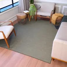 Tapete Sisal 100x150 Sintético Sala Quarto Moderno Resistente Clean Versátil Decorativo