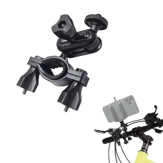 Suporte Giratório De Câmera Para Bicicleta Guidão Bike Moto 360 graus