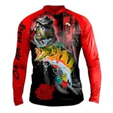 Camisa pescaria Alusão Torcedor Personalizada uv50
