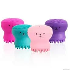 Escova Esponja De Silicone Limpeza Facial Esfoliante Formato Polvo