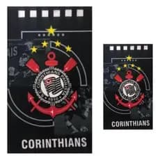 Toalha de Banho Com Estampada Time de Futebol Do Corinthians Confira