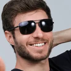 Óculos Clássico Sol Masculino Moderno Visual Executivo UV400 Social Uso Diário
