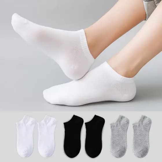 Kit 12 Pares Meia masculina Adulto Curto soquete