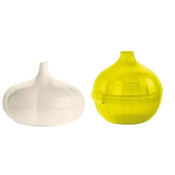 Tupper Kit Porta Alho e Porta Cebola Tupperware