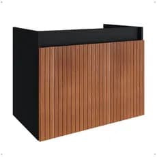 Armário Banheiro Gabinete 2 Portas 67 x 40 Cm - Perseu