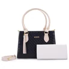 Kit Bolsa Feminina de mão + carteira Barata