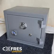 Cofre de 30cm Aço Reforçado com Chave | Segurança para Dinheiro e Documentos | Alta Resistência Residencial
