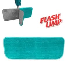 Refil Mop Spray e Mop Spray Plano 3 em 1 Microfibra Velcro - Flash Limp