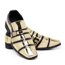 Sapato Social Masculino Italiano 853 Diversas Cores Conforto Casual Verniz Brilho Moderno