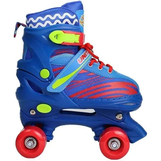 Patins Quad Unitoys 26 ao 29 + Kit de Proteção Ref.1386 Azul