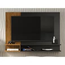Painel Pra Tv Sala/Quarto Até 50 Polegadas Smart Plus Milão Com Nichos