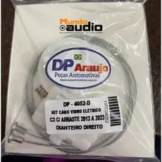 Kit Reparo Cabo Máquina Vidro Elétrico Novo C3 2013 a 2023 Dianteira Direita