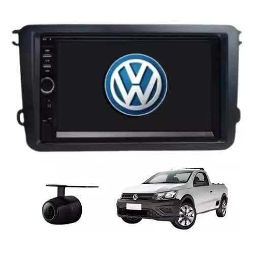 Central Multimidia Saveiro Robust 2021 A 2026 Bt Usb Camera Ré Espelhamento