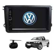 Central Multimidia Saveiro Robust 2021 A 2026 Bt Usb Camera Ré Espelhamento