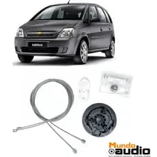 Kit Reparo Máquina Vidro Elétrico Meriva Traseiro Esquerdo