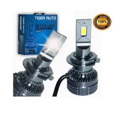Par Lampada Super Led Farol 60w Ultra Forte 6500k Diamond H1 H7 H11 H4 H3 H8 HB3 HB4 h16