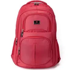 Mochila Fashion Way Feminina Masculina Vermelha Notebook