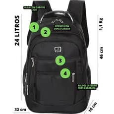 Mochila Bolsa Reforçada Notebook Top
