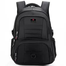 Mochila Reforçada Grande Preta Escolar para Viagem Trabalho Faculdade