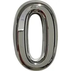 Números Residencial PVC Espelhado 15 Cm Resistente Elegante